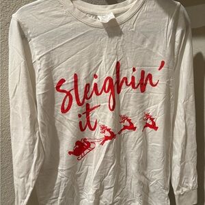 Women’s size Small long sleeve Christmas shirt